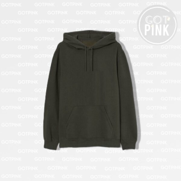 Dark Olive Green Unisex Regular Hoodie