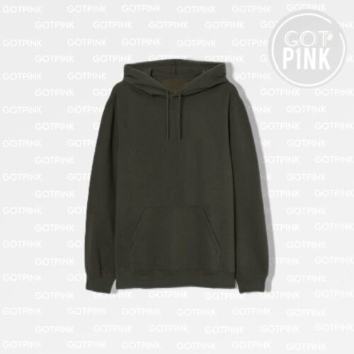 Dark Olive Green Regular hoodie