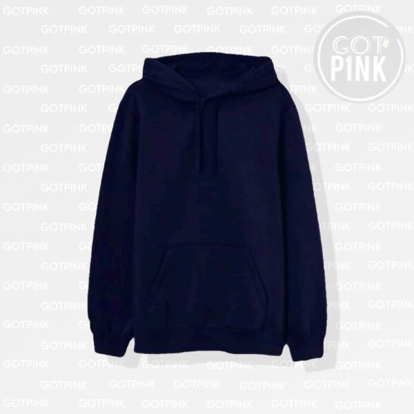 Navy Blue Unisex Regular Hoodie