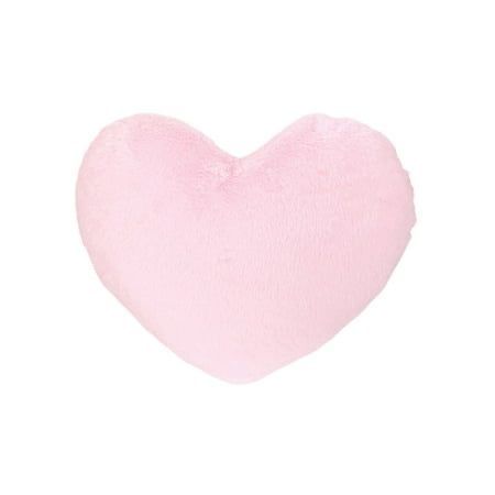 soft pink heart plushie