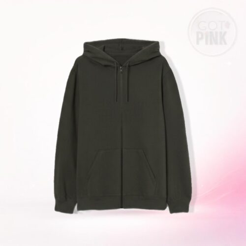 WhatsApp Image 2026-02-20 at 5.47.00 PM Dark Olive Green Zippered Hoodie – Premium Unisex Fleece Hoodie | GOTPINK