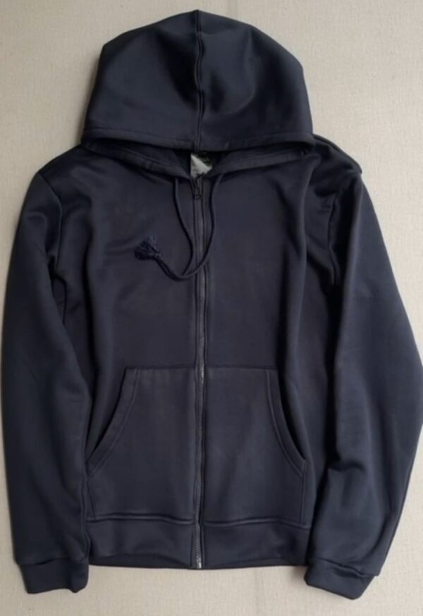 Navy Blue Zippered Hoodie – Premium Unisex Fleece Hoodie | GOTPINK