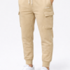 creamjoggerworn Cream Cargo Joggers (Unisex) – Premium Everyday Comfort Pants | GOTPINK