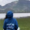 "Touch Me and I Will Bite You" Royal Blue Printed Hoodie (Unisex) | GOTPINK