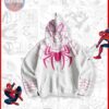 White Spider-Man Full Zip-Up Hoodie White Spider-Man Full Zip-Up Hoodie